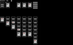 Klondike Solitaire game for curses in 5k of C