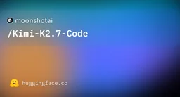Kimi K2.7-Code: open-source coding model with better token efficiency