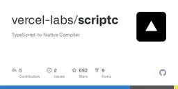 Scriptc by Vercel: TypeScript-to-Native compiler, no JavaScript engine in binary