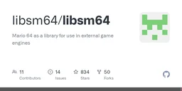 Libsm64: Mario 64 as a library for use in external game engines